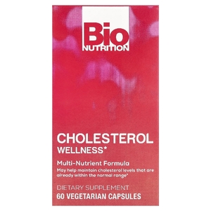 Bio Nutrition, Cholesterol Wellness, 60 вегетарианских капсул