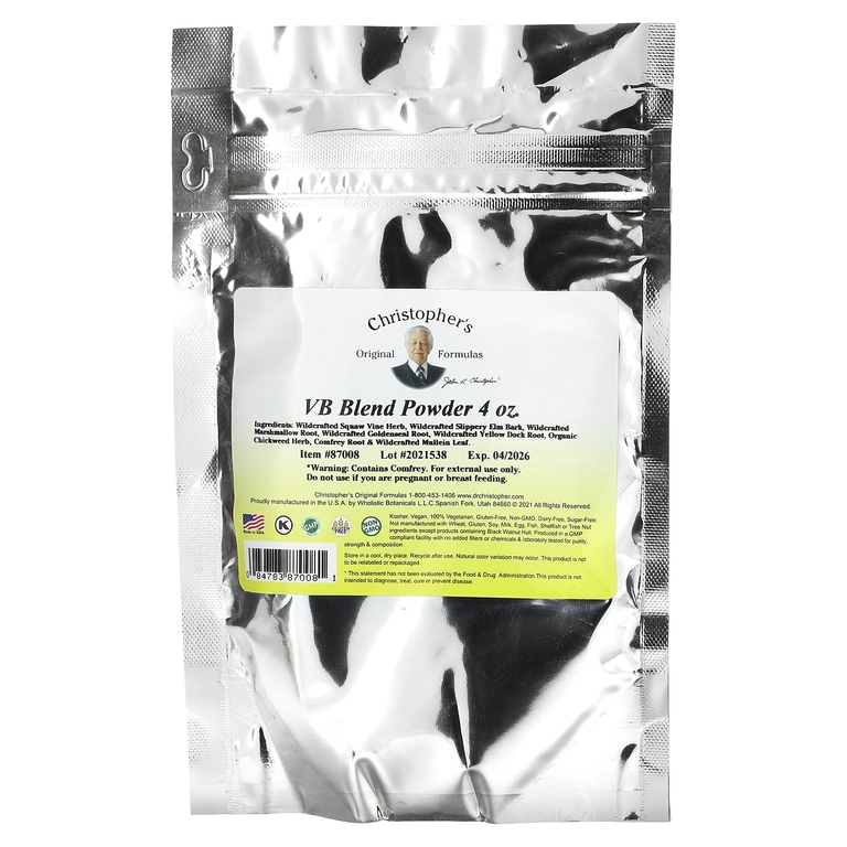 Christopher's Original Formulas, Смесь VB в порошке, 4 унции (Товар снят с продажи) 