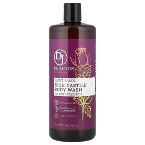Dr. Jacobs Naturals, кастильский гель для душа на растительной основе, омолаживающая роза, 946 мл (32 унции) (Товар снят с продажи) 