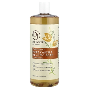 Dr. Jacobs Naturals, Чистое кастильское универсальное мыло на растительной основе, миндальное масло, 946 мл (32 унции) (Товар снят с продажи) 