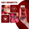 Vitamatic, веганские жевательные таблетки с яблочным уксусом, со вкусом натурального яблока, 60 жевательных таблеток