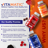 Vitamatic, веганские жевательные таблетки с куркумой, со вкусом натурального персика, 60 жевательных таблеток