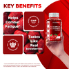 Vitamatic, комплекс витаминов группы B с витамином C, натуральный клубничный вкус, 60 жевательных таблеток