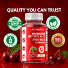 Vitamatic, метилкобаламин B12, со вкусом натуральной вишни, 120 жевательных таблеток (2500 мкг в 1 жевательной таблетке)