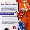Vitamatic, Глюкозамин, хондроитин и МСМ, жевательные таблетки с натуральной малиной, 60 жевательных таблеток