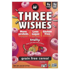 Three Wishes, Хлопья без злаков, фруктовые, 245 г (8,6 унции)