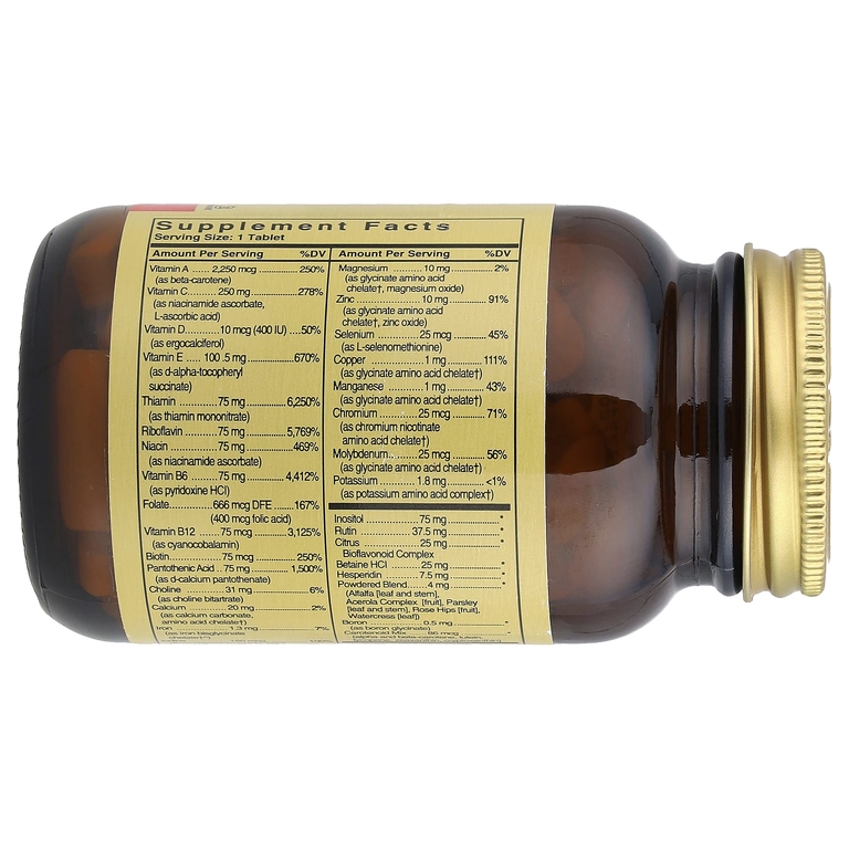 Solgar, Formula V ™ VM-75®, 60 таблеток