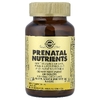 Solgar, Prenatal Nutrients, 120 таблеток