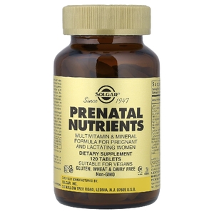 Solgar, Prenatal Nutrients, 120 таблеток