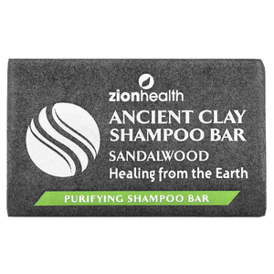 Zion Health, Шампунь для волос Ancient Clay, сандаловое дерево, 70 г (6 унций)