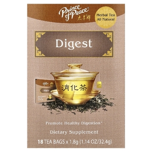 Prince of Peace, Herbal Tea, Digest, 18 чайных пакетиков, 32,4 г (1,14 унции)