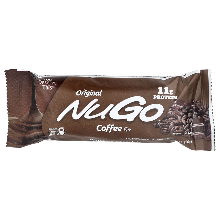 NuGo Nutrition, протеиновые батончики, кофе, 15 батончиков по 50 г (1,76 унции)