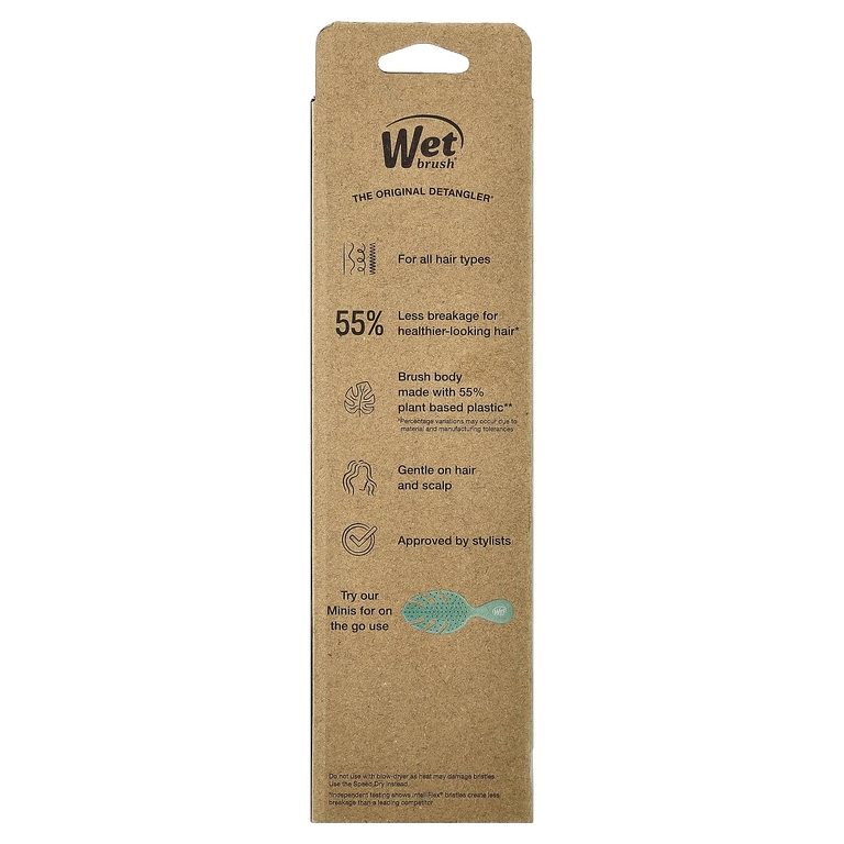 Wet Brush, Средство для расчесывания волос Go Green ™, розовый, 1 шт. (Товар снят с продажи) 