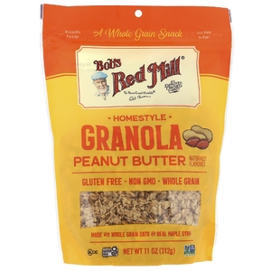 Bob's Red Mill, Homestyle Granola, арахисовая паста, 312 г (11 унций)