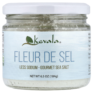 Kevala, Fleur De Sel, меньше натрия, изысканная морская соль, 184 г (6,5 унции)