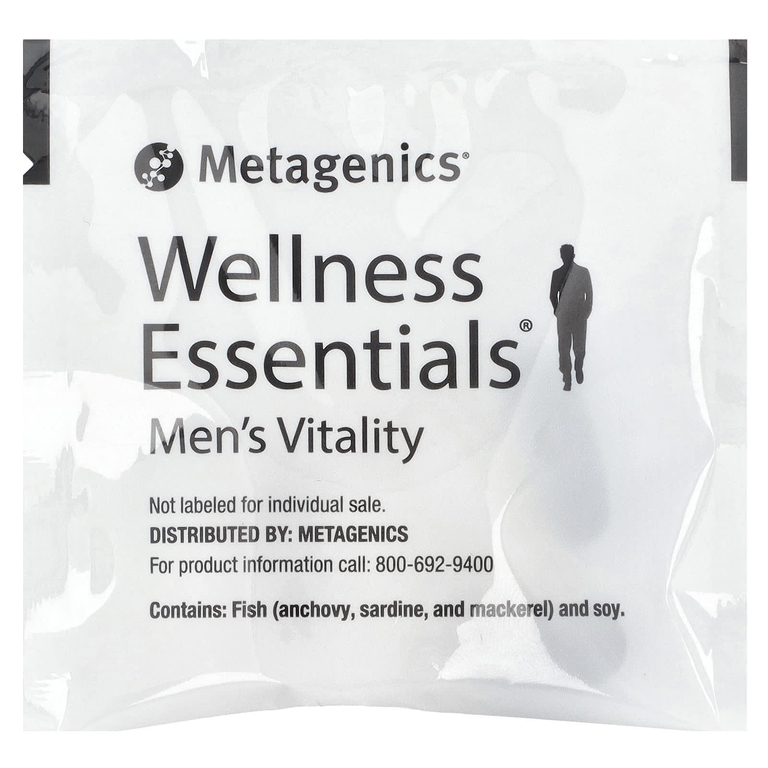 Metagenics, Wellness Essentials®, Men's Vitality, мультивитамины для мужчин, 30 пакетиков
