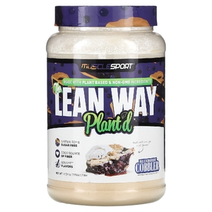 MuscleSport, The Lean Whey, Plant'd, со вкусом голубики, 775 г (1,7 фунта) (Товар снят с продажи) 