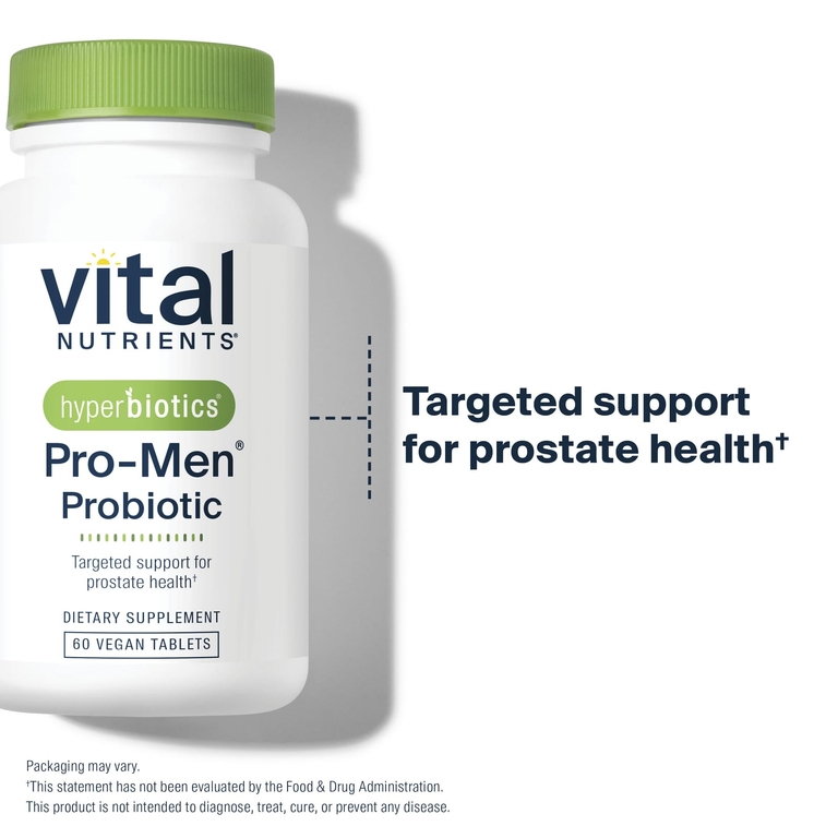 Vital Nutrients, Hyperbiotics®, пробиотик Pro-Men®, 60 веганских таблеток