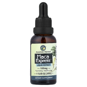 Amazing Herbs, жидкий экстракт Maca Express™, 30 мл (1 жидк. унция)