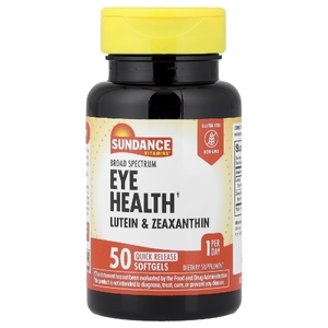 Sundance Vitamins, лютеин и зеаксантин для здоровья глаз, 50 капсул быстрого высвобождения