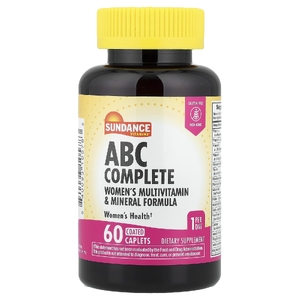 Sundance Vitamins, ABC Complete, мультивитаминная и минеральная формула для женщин, 60 капсул в оболочке
