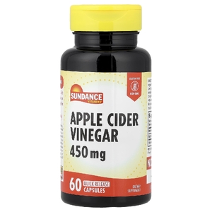 Sundance Vitamins, Яблочный уксус, 450 мг, 60 капсул быстрого действия