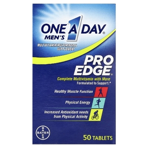 One-A-Day, Men's Pro Edge, полноценный мультивитаминный комплекс, 50 таблеток