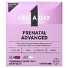 One-A-Day, Prenatal Advanced, полноценный мультивитаминный комплекс для поддержки мозга, 60 пренатальных мультивитаминных мягких таблеток и 60 пренатальных таблеток с холином