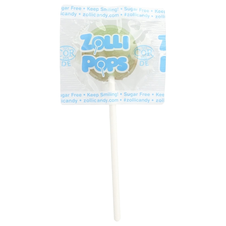 Zollipops, The Clean Teeth Pops, зеленое яблоко с карамелью, прибл. 23-25 леденцов, 5,2 унции
