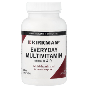 Kirkman Labs, Мультивитамины для повседневного использования без витаминов и витаминов, 180 капсул