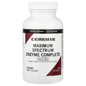 Kirkman Labs, Полный комплекс ферментов, 120 капсул