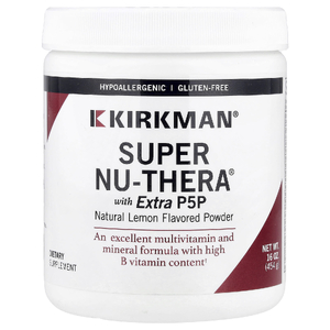 Kirkman Labs, Super Nu-Thera® в порошке с P5P, натуральный лимонный вкус, 454 г (16 унций)