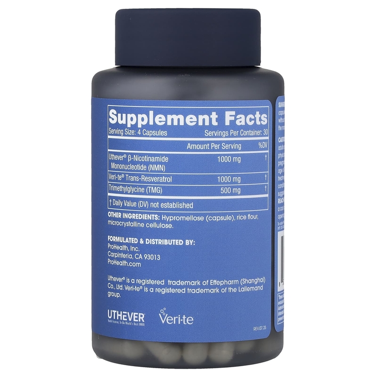 ProHealth Longevity, NMN Pro™, комплекс с NMN, 120 капсул