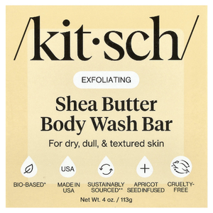 Kitsch, увлажняющее мыло для тела, миндаль и ши, 113 г (4 унции)