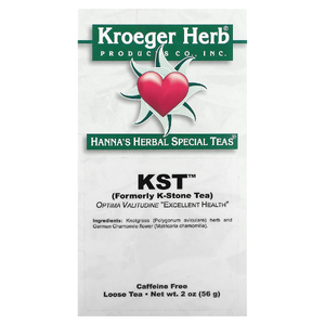 Kroeger Herb Co, Hanna's Herbal Special Tea, KST, без кофеина, 56 г (2 унции)