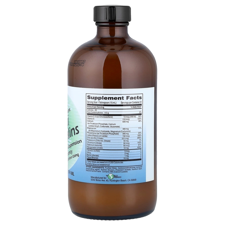 World Organic, Multi Liqui-Mins, мультивитамины, 474 мл (16 жидк. унций)