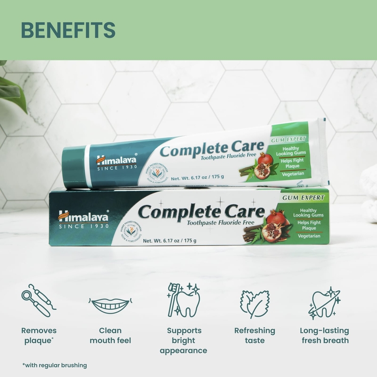 Himalaya, Зубная паста Complete Care, без фторида, ним и гранат, 175 г (6,17 унции)