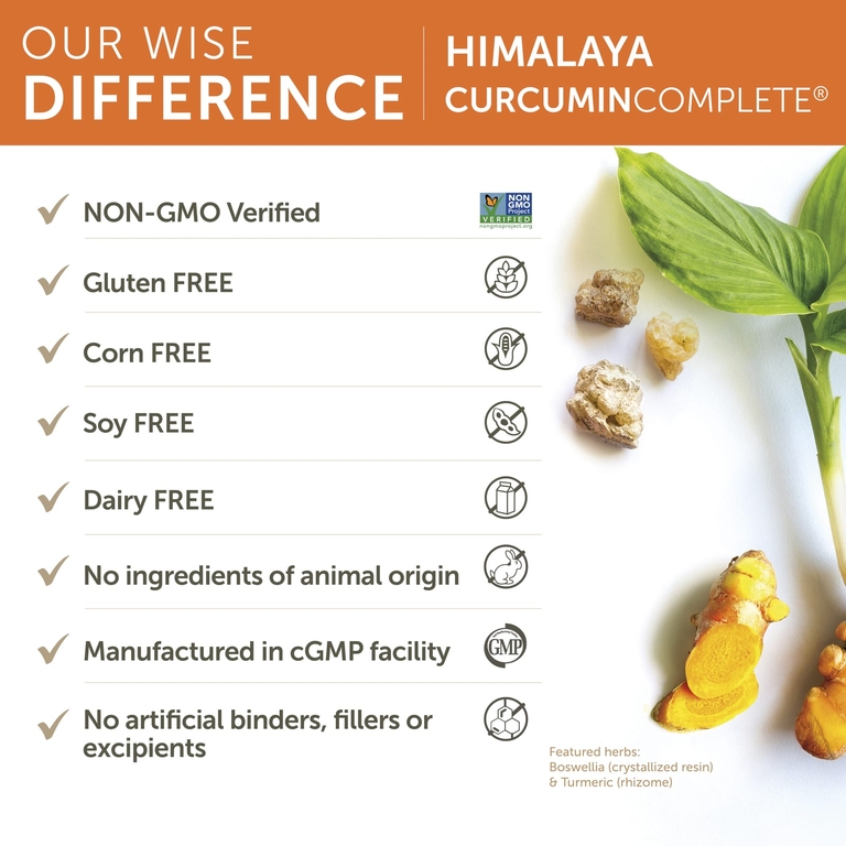 Himalaya, Curcumin Complete®, 30 вегетарианских капсул