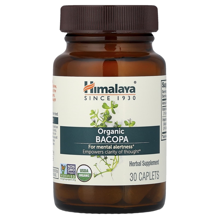 Himalaya, Органическая бакопа, 30 капсул