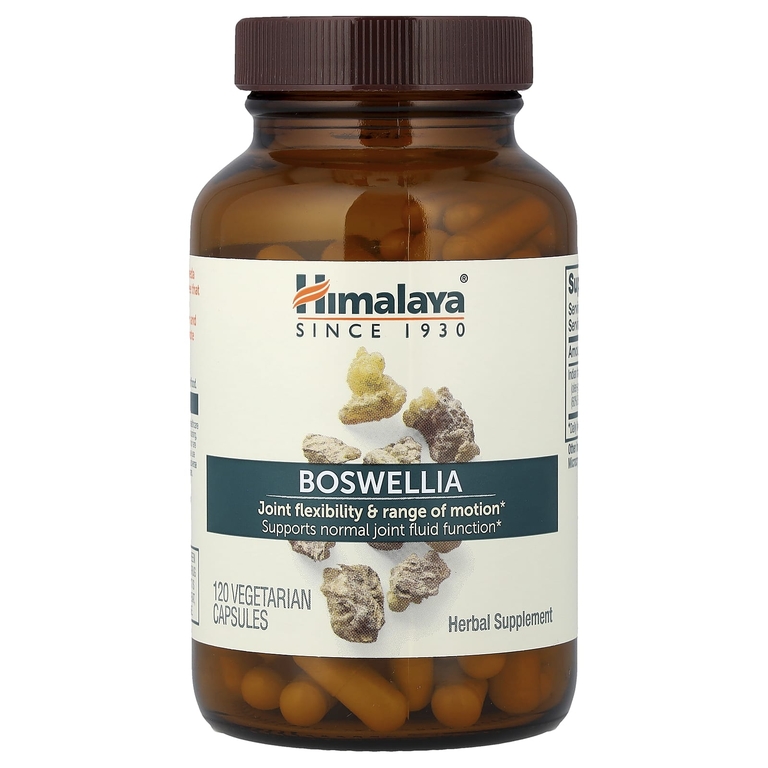 Himalaya, Boswellia, 120 вегетарианских капсул (125 мг на капсулу)
