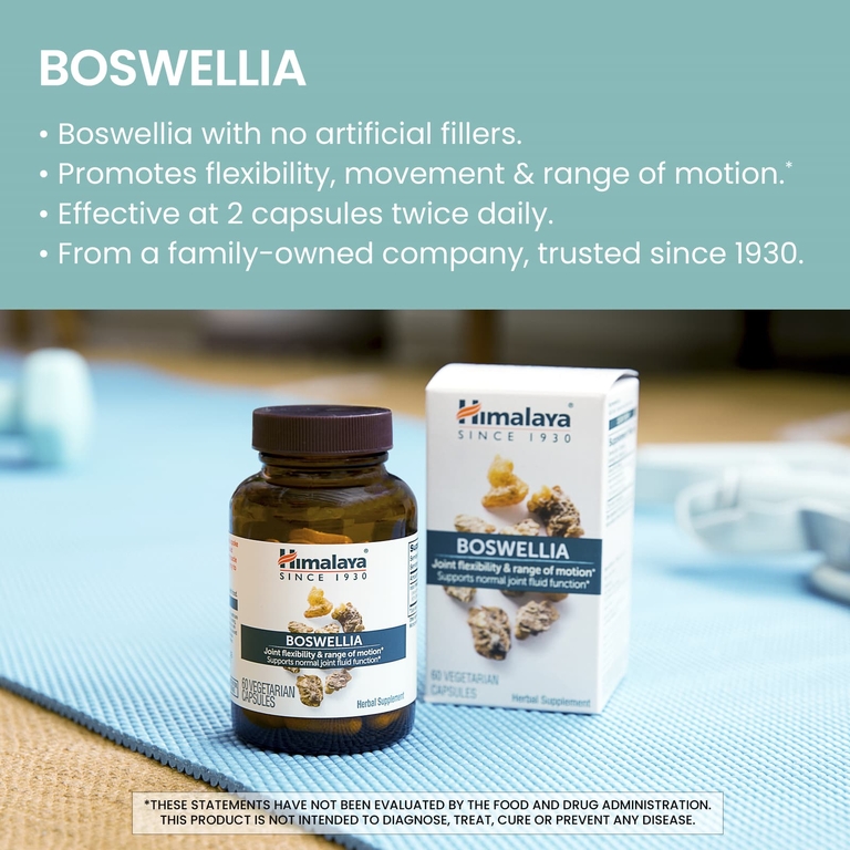 Himalaya, Boswellia, 120 вегетарианских капсул (125 мг на капсулу)