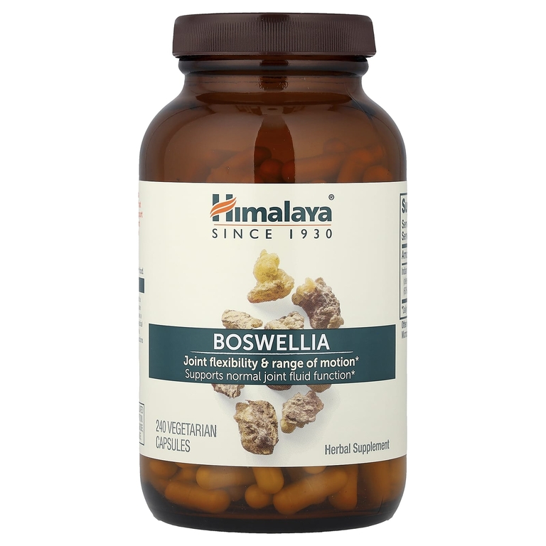 Himalaya, босвеллия, 240 вегетарианских капсул (125 мг в 1 капсуле)
