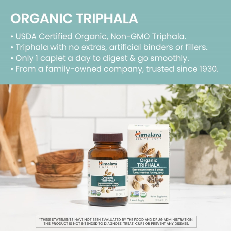 Himalaya, Органическая трифала, 90 капсул