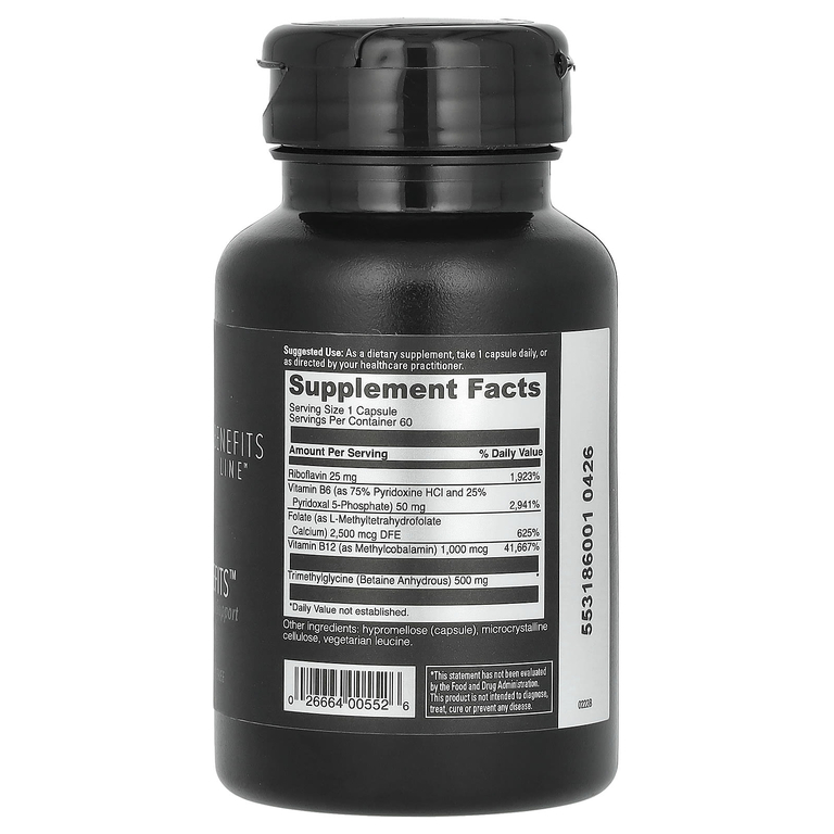 DaVinci Laboratories, Benefits Line, Methyl Benefits, 60 капсул (Товар снят с продажи) 