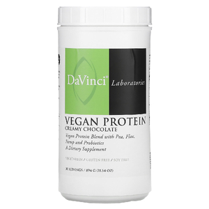 DaVinci Laboratories, Vegan Protein, сливочный шоколад, 894 г (31,54 унции) (Товар снят с продажи) 