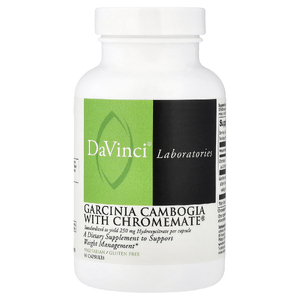 DaVinci Laboratories, гарциния камбоджийская с хромом, 90 капсул