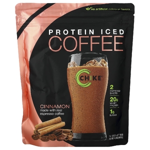 Chike Nutrition, Холодный кофе с высоким содержанием протеина, корица, 420 г (14,8 унции)