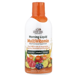 Country Farms, Morning Liquid Multivitamin, тропические фрукты, 946 мл (32 жидк. унц.)