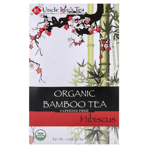 Uncle Lee's Tea, Органический бамбуковый чай, гибискус, без кофеина, 18 чайных пакетиков, 28,8 г (1,02 унции)
