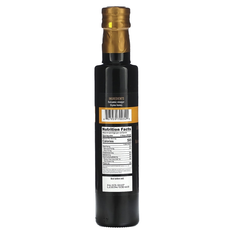 Gaea, Ancient Greek Balsamic, OXYMELO, бальзамический уксус и чабрец, 250 мл (8,5 жидк. унц.)